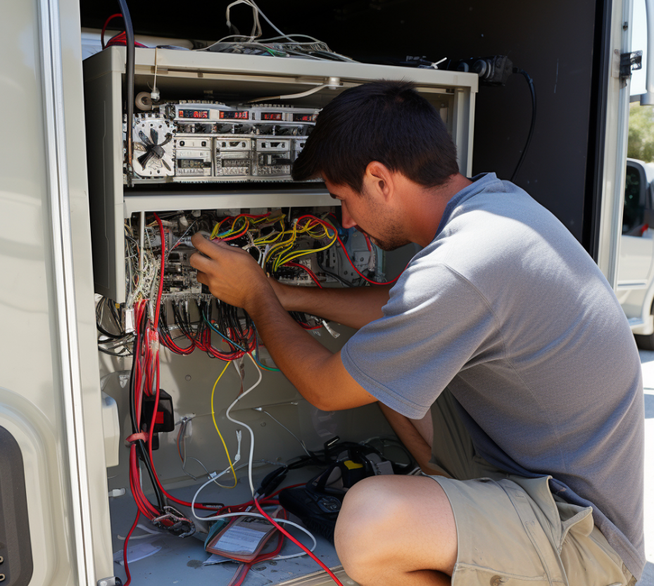 RV electrical panel and converter troubleshooting