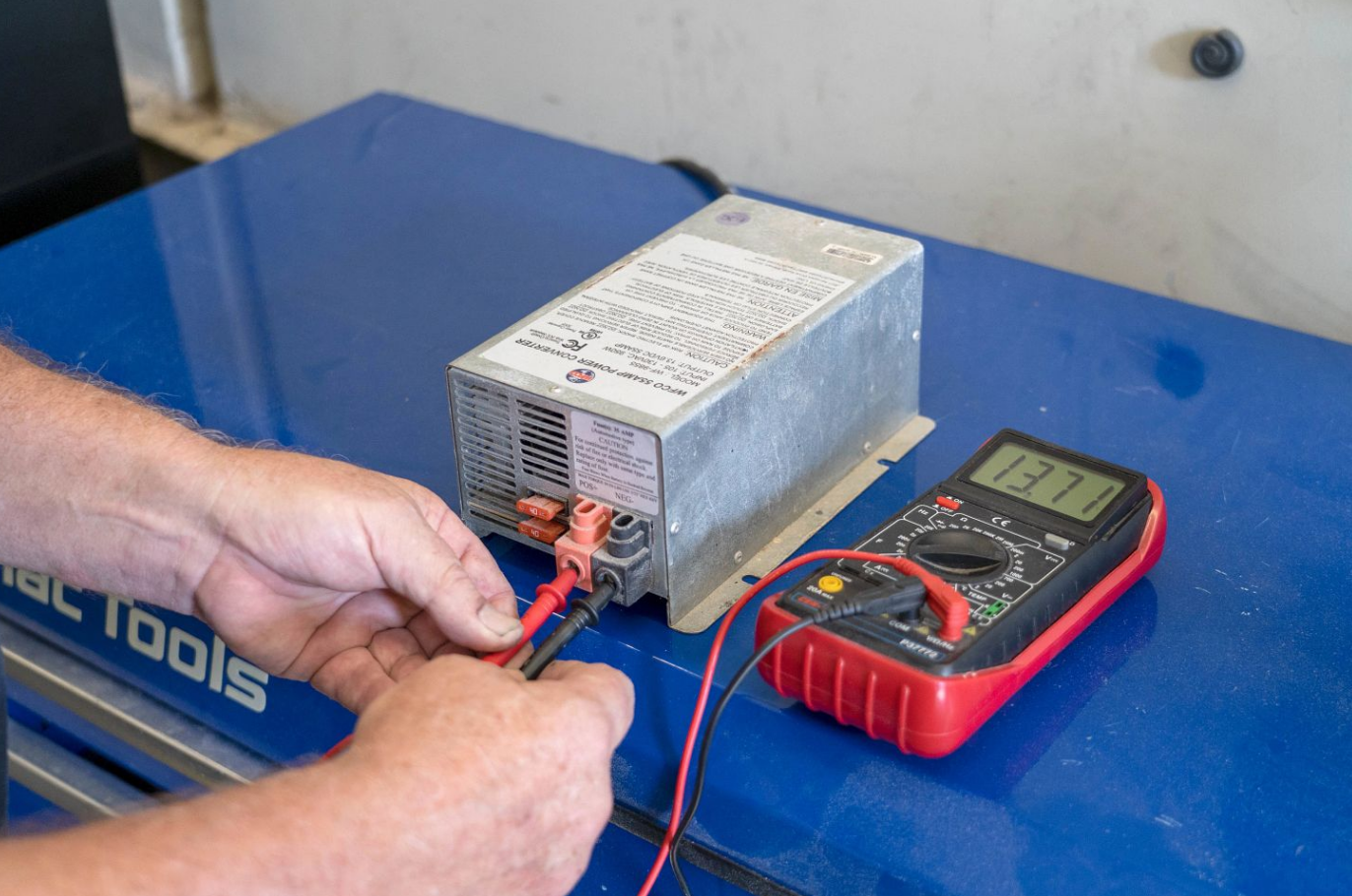 RV slide-out rail alignment in Stuart FL