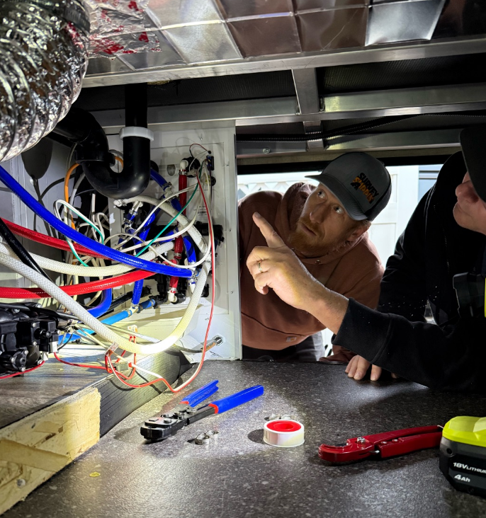 RV electrical system being repaired in Stuart, Florida