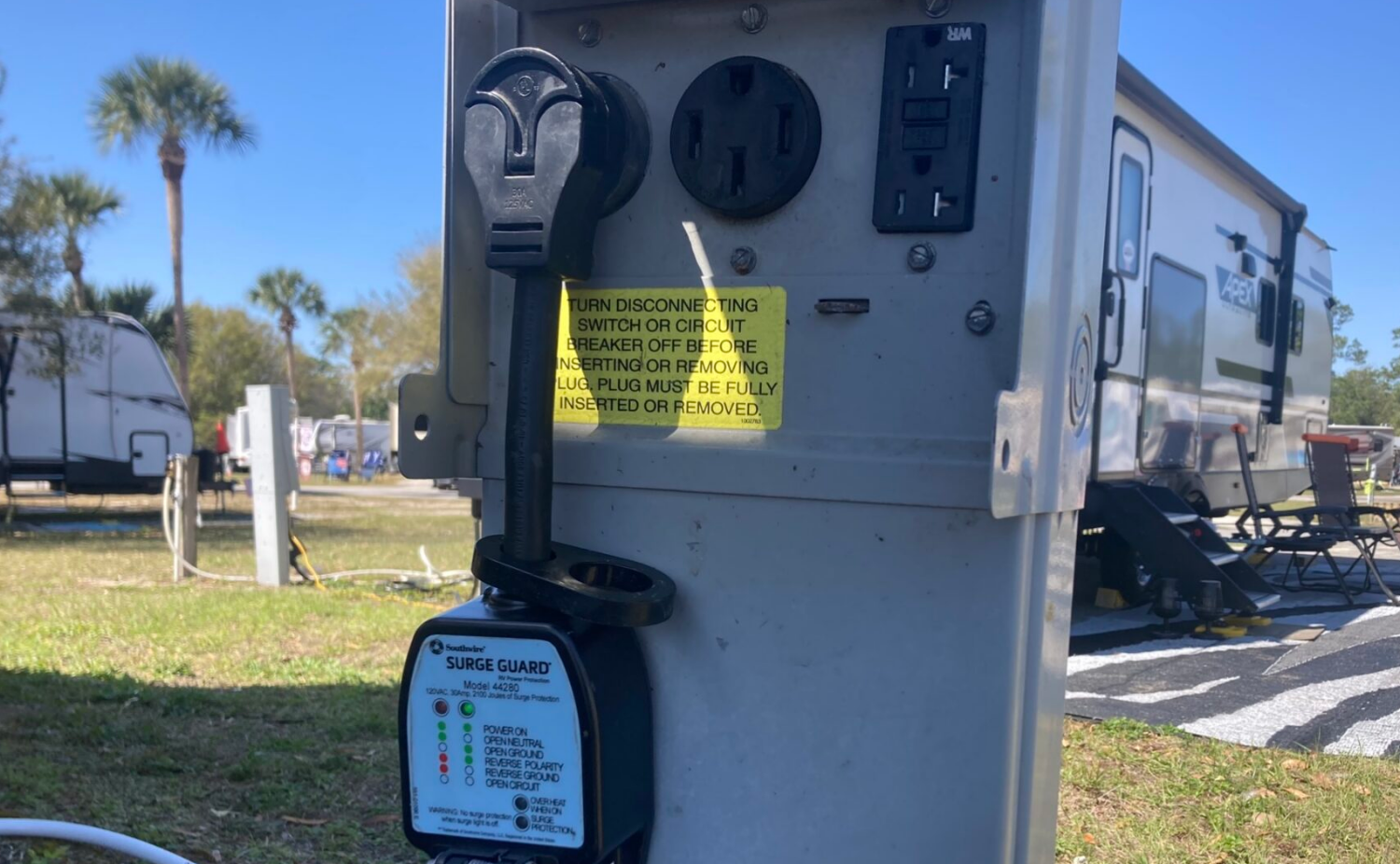 RV appliance control board being tested and replaced in Stuart FL