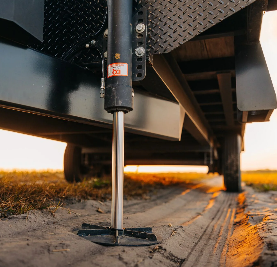 Weight distribution hitch setup on a travel trailer in Stuart, Florida
