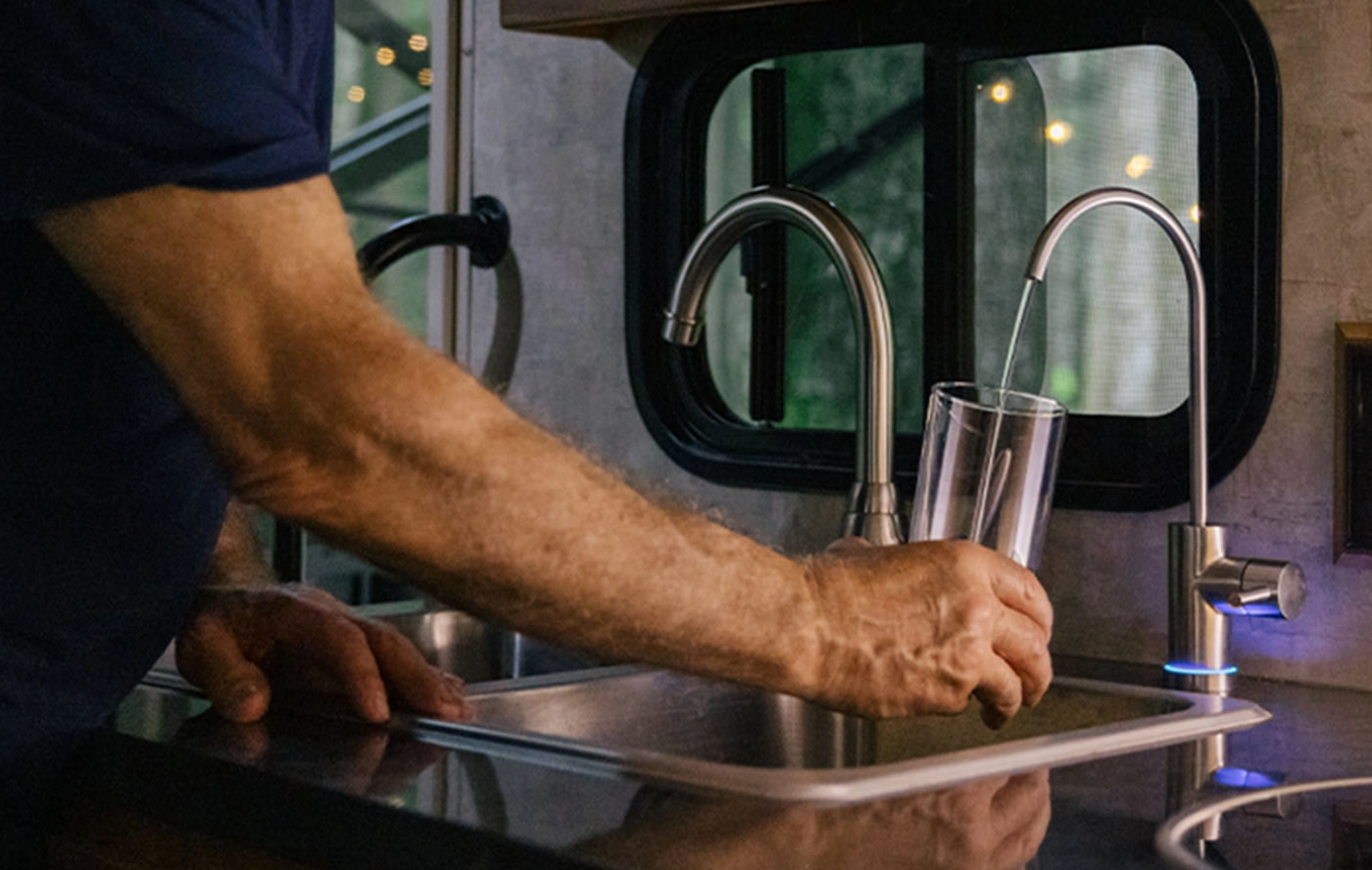 PEX line repair on an RV water system in Stuart FL