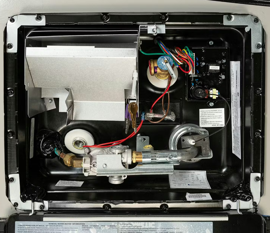 Mobile RV toilet repair technician working on an RV in Stuart, Florida