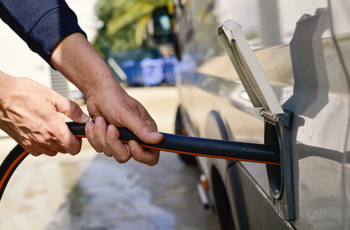 RV shower plumbing diagnosis in Stuart FL