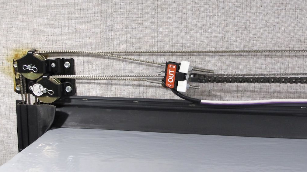 RV slide-out motor and gear system being diagnosed by a mobile technician near Stuart FL