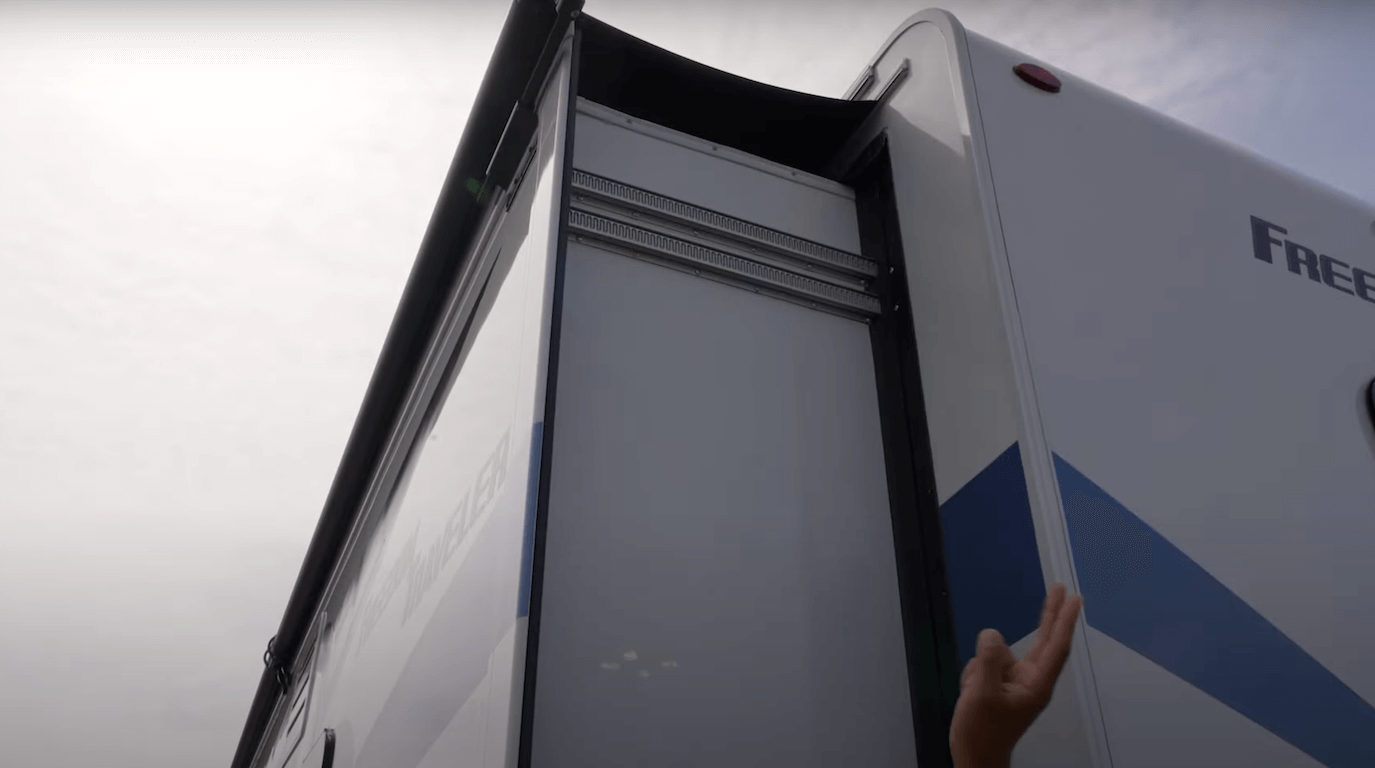 RV slide-out motor being repaired on-site in Stuart, Florida